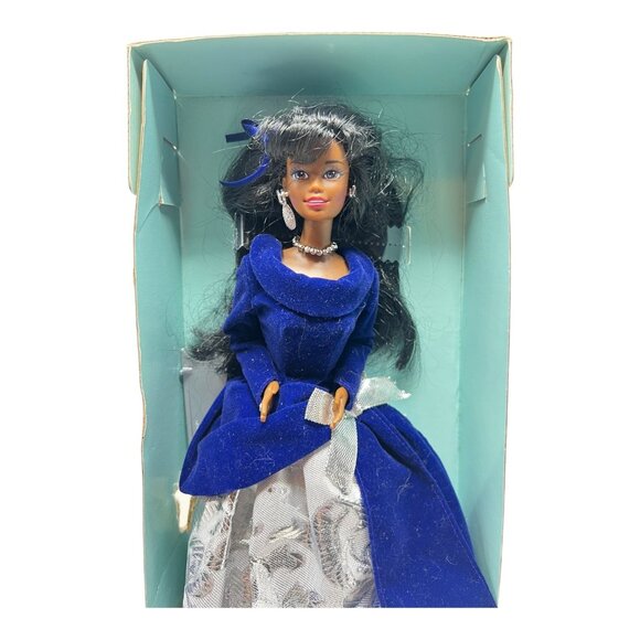 1995 Avon Special Ed Winter Velvet African American Barbie 15587 AA READ - Picture 1 of 13